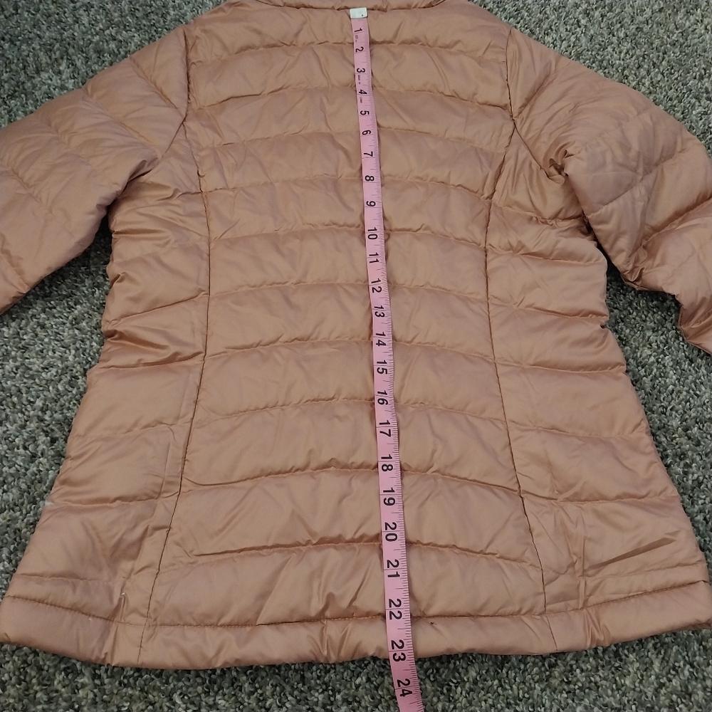 Girls Anthos Pink Down Sweater - Picture 8 of 14